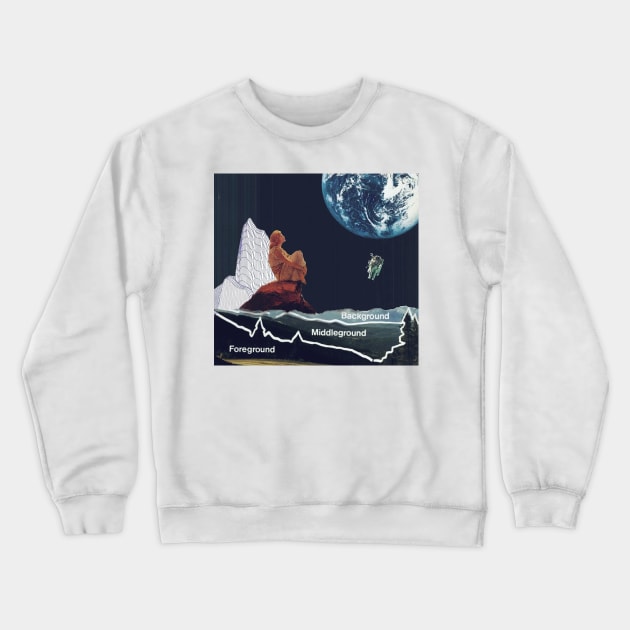 Loneliness Crewneck Sweatshirt by reesea